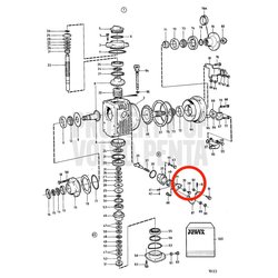 Vis hexagonale d'origine Volvo Penta VOP897711 | MD2030-D