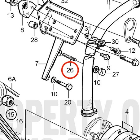 Original Volvo Penta Stehbolzen VOP945292 | MD2030-D