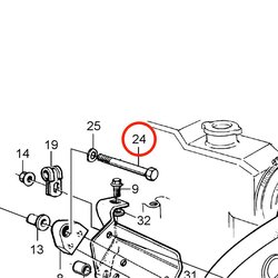 Tornillo Hexagonal Original Volvo Penta VOP963233 | MD2030-D