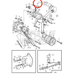 Vis hexagonale d'origine Volvo Penta VOP963233 | MD2030-D