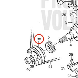 Puleggia originale Volvo Penta VOP3580255 | MD2030