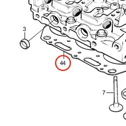Guarnizione testata originale Volvo Penta VOP3580309 | MD2030
