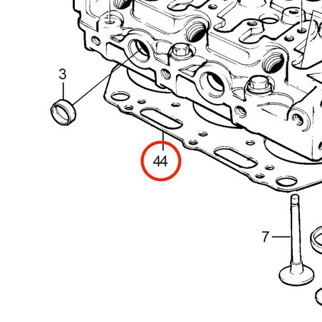 Guarnizione testata originale Volvo Penta VOP3580309 | MD2030