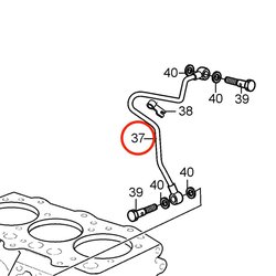 Tubo de Aceite Original Volvo Penta VOP3580312 | MD2030