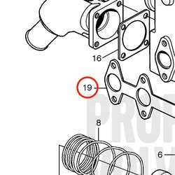 Original Volvo Penta Dichtung VOP3580323 | MD2030