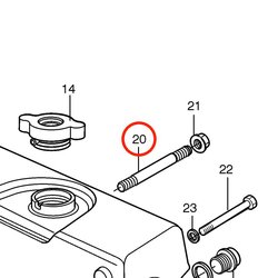 Original Volvo Penta Stehbolzen VOP3580324 | MD2030