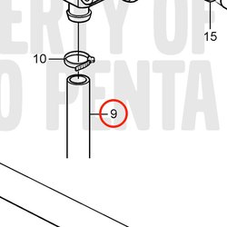 Tuyau d'origine Volvo Penta VOP3580330 | MD2030