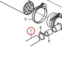 Tuyau d'origine Volvo Penta VOP3580331 | MD2030