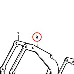 Placa frontal original Volvo Penta VOP3580359 | MD2030