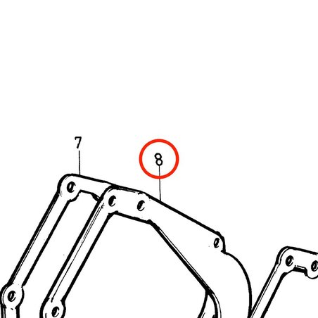 Placa frontal original Volvo Penta VOP3580359 | MD2030