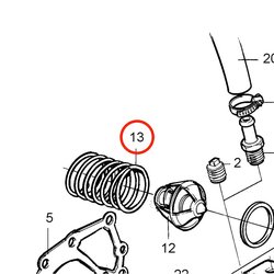 Resorte Original Volvo Penta VOP3580366 | MD2030