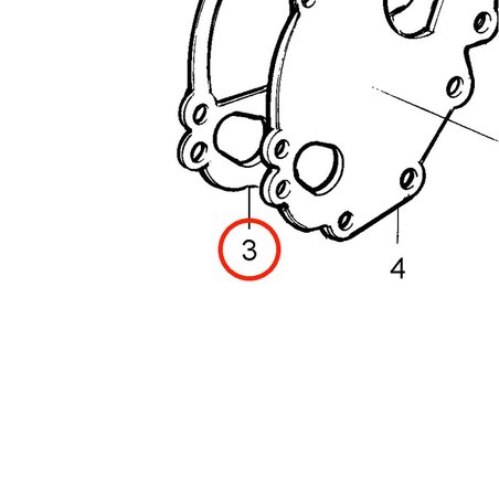 Junta original Volvo Penta VOP3580367 | MD2030