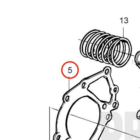 Guarnizione originale Volvo Penta VOP3580369 | MD2030