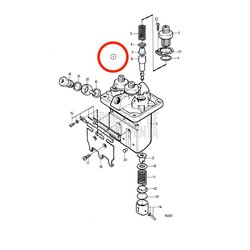 Bomba de injeção original Volvo Penta VOP3580382 | MD2030