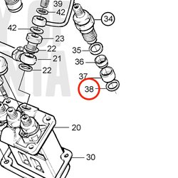 Junta original Volvo Penta VOP3580383 | MD2030