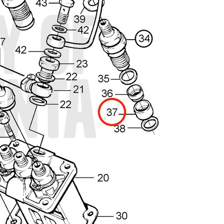 Élément Volvo Penta d'origine VOP3580384 | MD2030