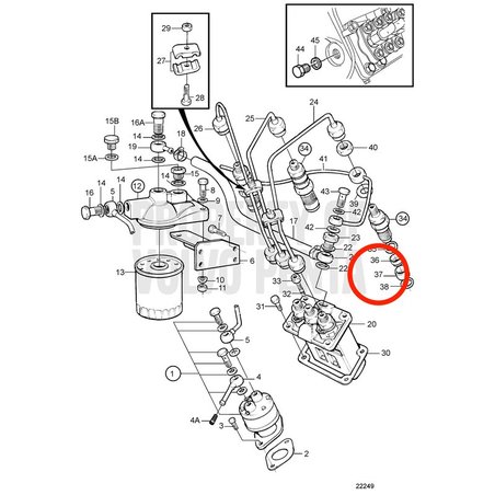 Élément Volvo Penta d'origine VOP3580384 | MD2030