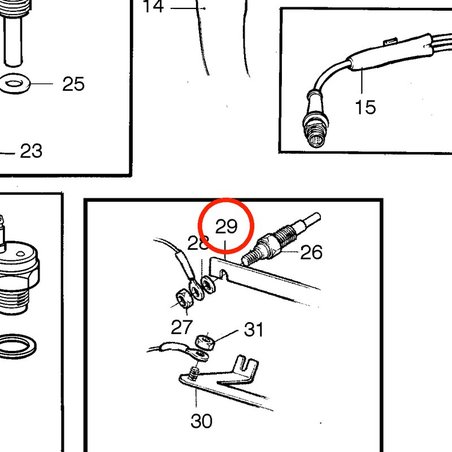 Original Volvo Penta Stromschiene VOP3580391 | MD2030