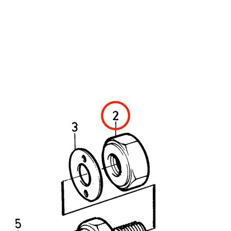 Dado originale Volvo Penta VOP3580404 | MD2030