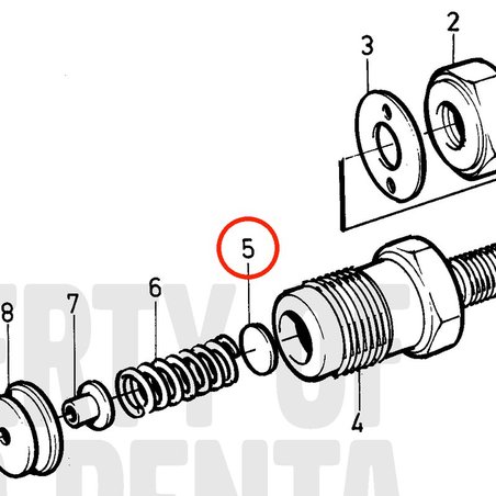 Original Volvo Penta Unterlegscheibe VOP3580422 | MD2030
