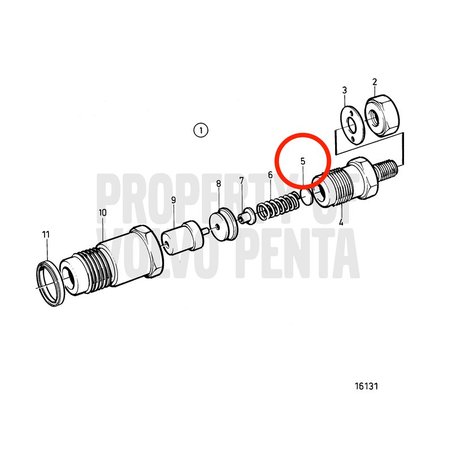 Original Volvo Penta Unterlegscheibe VOP3580422 | MD2030