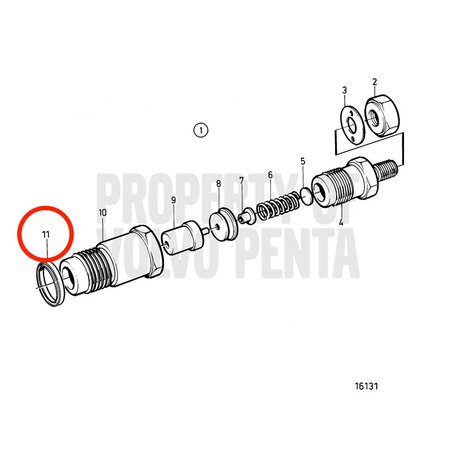 Joint d'origine Volvo Penta VOP3580430 | MD2030