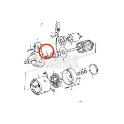 Bouchon de pignon d'origine Volvo Penta VOP3580433 | MD2030