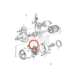 Original Volvo Penta Bürstenhalterplatte VOP3580439 | MD2030