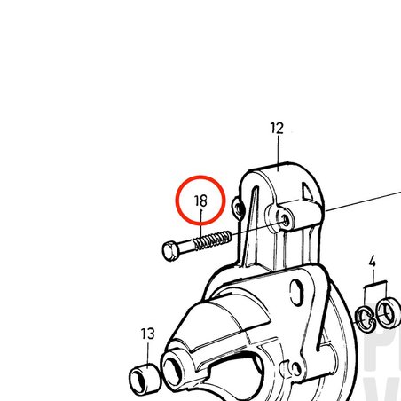 Vis d'origine Volvo Penta VOP3580449 | MD2030