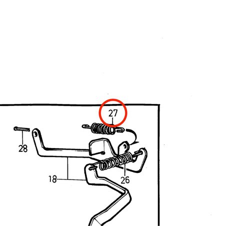 Molla originale Volvo Penta VOP3580931 | MD2030-D