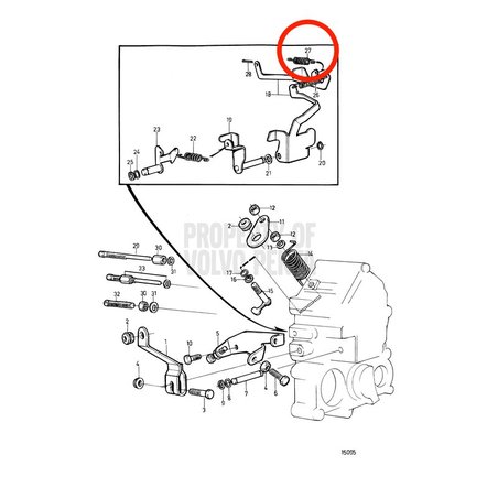 Molla originale Volvo Penta VOP3580931 | MD2030-D