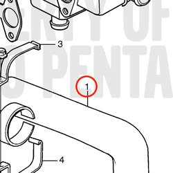 Mangueira original Volvo Penta VOP3580956 | MD2030-D