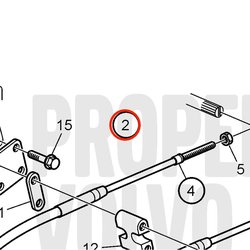 Acceleratore originale Volvo Penta VOP3581041 | MD2030-D