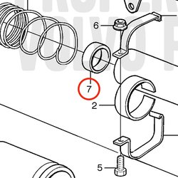 Tubo original Volvo Penta VOP3581400 | MD2030-D