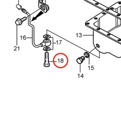 Tornillo Hueco Original Volvo Penta VOP3581928 | MD2030-D
