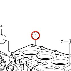 Bloco de cilindro original Volvo Penta VOP3582307 | MD2030