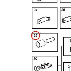 Terminal de Cable Original Volvo Penta VOP3829868 | MD2030-D