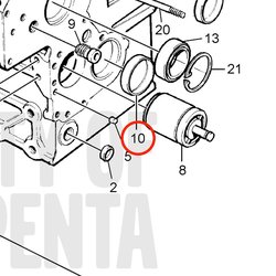 Rolamento principal original Volvo Penta VOP21255742 | MD2030