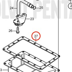 Junta Original Volvo Penta VOP21849843 | MD2030