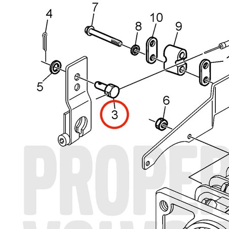 Mozzo originale Volvo Penta VOP814082 | MD2030-D