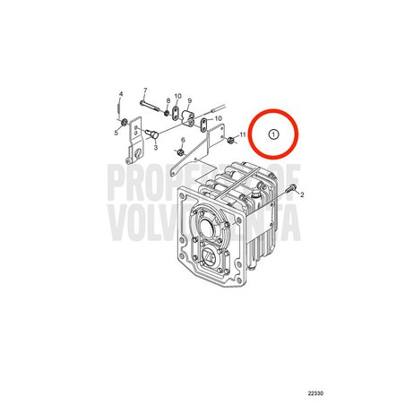 Invertitore originale Volvo Penta VOP3582385 | MD2030-D
