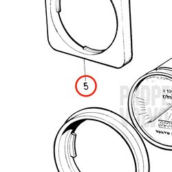 Rack de instrumentos genuíno Volvo Penta VOP856822 | MD2030