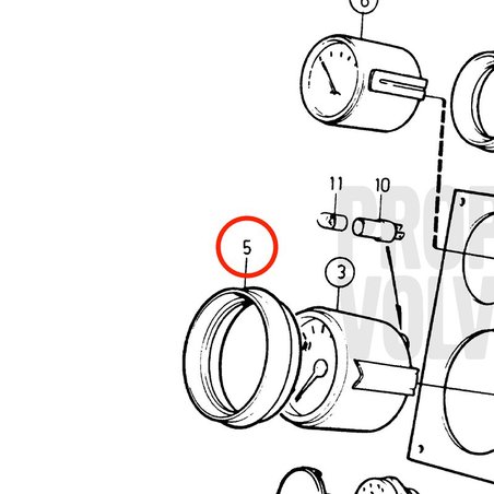 Aro Frontal Original Volvo Penta VOP858644 | MD2030