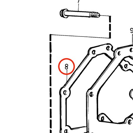 Joint d'origine Volvo Penta VOP861536 | MD2010