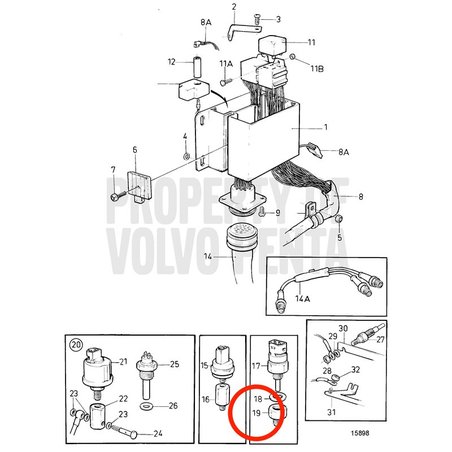 Unión Original Volvo Penta VOP3580007 | MD2030
