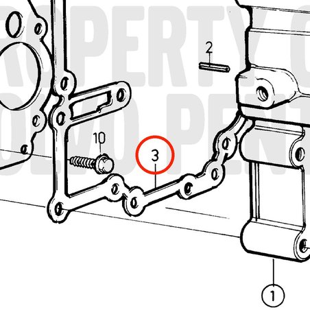 Junta original Volvo Penta VOP3580025 | MD2010