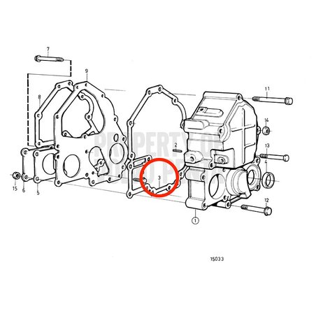 Junta original Volvo Penta VOP3580025 | MD2010