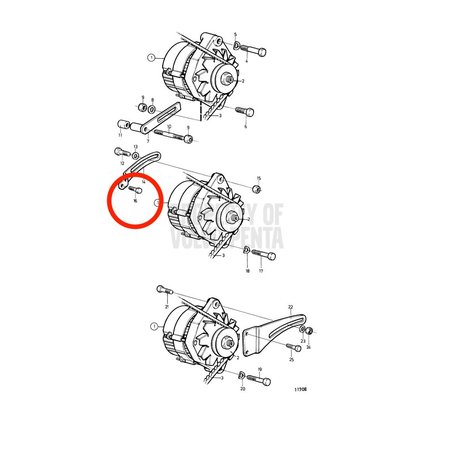Tornillo Original Volvo Penta VOP3580243 | MD2030