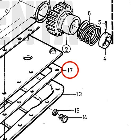 Guarnizione originale Volvo Penta VOP3580292 | MD2030