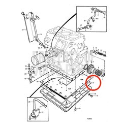 Guarnizione originale Volvo Penta VOP3580292 | MD2030